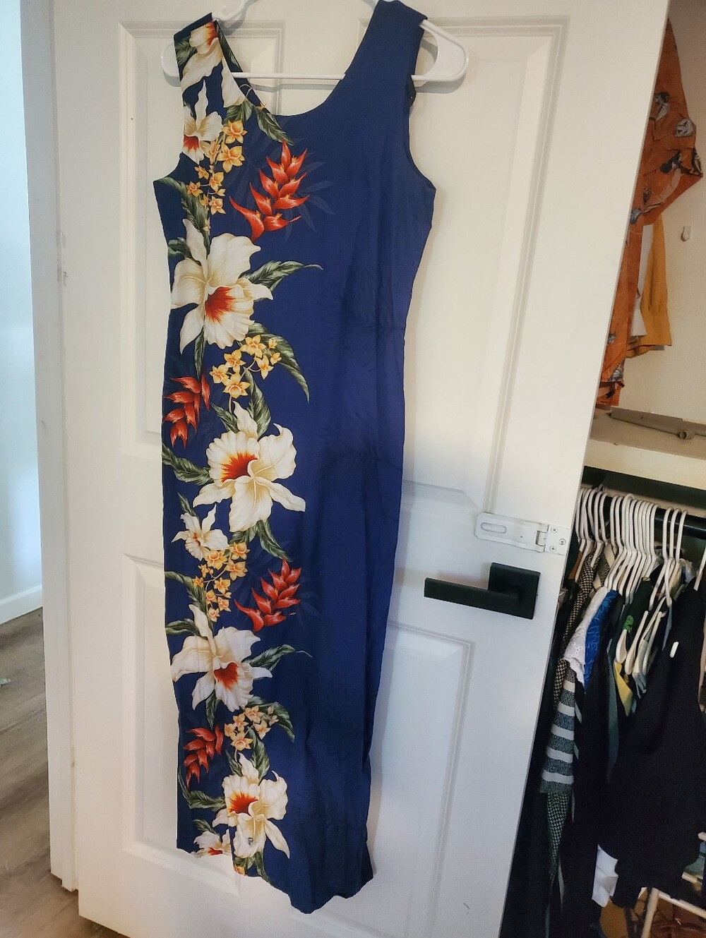Hawaiian Dress Floral Tropical Maxi Dress Muumuu